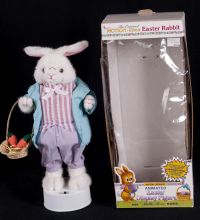 Telco Motionette Peter Cotton Tail Animated Musical Motionette w/ Box